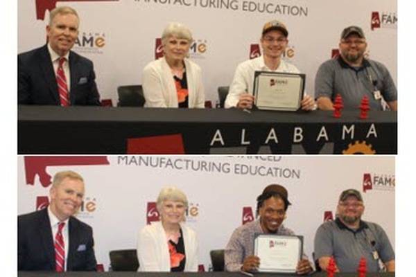 M&H Valve signs two new students for Maintenance Apprenticeship Program