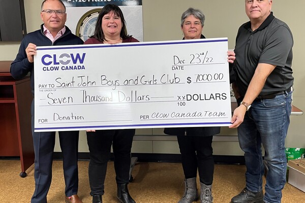 Clow Canada helps raise money for Saint John Boys and Girls Club
