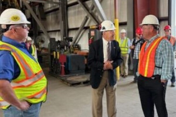 Senator Grassley visits Clow Valve Foundry