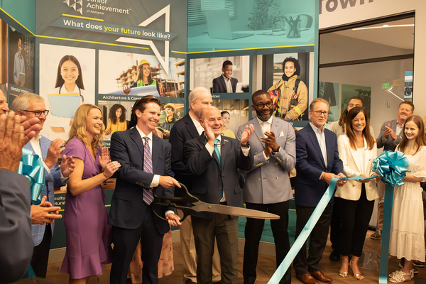McWane President Will McWane cuts ribbon on Junior Achievement McWane Economic Education Center