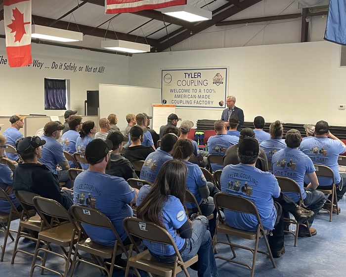 Tyler Coupling welcomes U.S. Representative Mark Alford