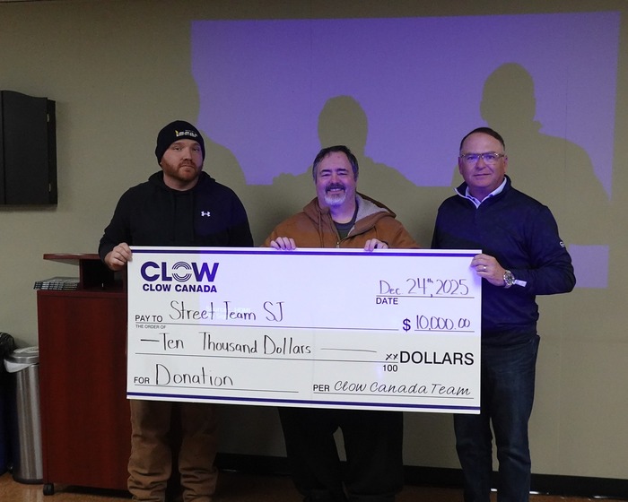 Pictured: Rick Benoit, Ivan McCullough (Street Team Saint John), and Chris Arsenault.